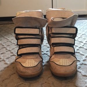 Isabel Marant Beckett wedge shoes